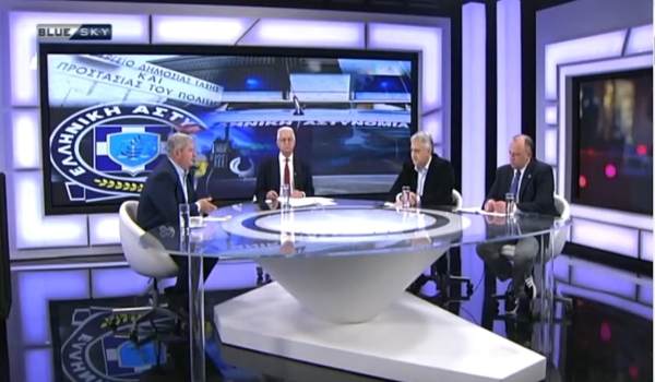Ο Επίτιμος Πρόεδρος της ΠΟΜΕΝΣ Δημήτριος Ρώτας στο  BLUE SKY  στην εκπομπή Αστυνομία & Κοινωνία